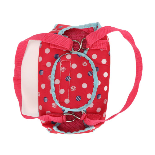 Arnés de elevación para perros talla S rosa rojo - transpirable y lavable