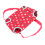 Arnés de elevación para perros talla S rosa rojo - transpirable y lavable 4