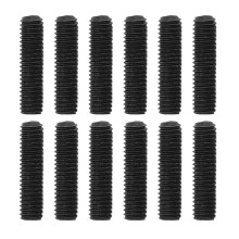 12 Stück 3x12mm Brücken-Schrauben für E-Gitarre, schwarz