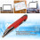 Rote kabellose Stiftmaus 500mAh Klein 2.4G 13