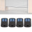 PT2262 50mAh 5V 433MHz ABS control remoto compacto negro 14
