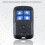 PT2262 50mAh 5V 433MHz ABS control remoto compacto negro 11