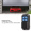 PT2262 50mAh 5V 433MHz ABS control remoto compacto negro 5