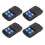 PT2262 50mAh 5V 433MHz ABS control remoto compacto negro 1