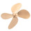 Ofenventilatorblatt aus Aluminiumlegierung 4-Blatt Gold-Kit 16