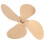Ofenventilatorblatt aus Aluminiumlegierung 4-Blatt Gold-Kit 8