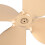 Ofenventilatorblatt aus Aluminiumlegierung 4-Blatt Gold-Kit 11