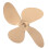 Ofenventilatorblatt aus Aluminiumlegierung 4-Blatt Gold-Kit 14