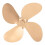 Ofenventilatorblatt aus Aluminiumlegierung 4-Blatt Gold-Kit 15