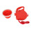 Correa retráctil para perros 360 Botella roja 10,5 x 7 cm 8