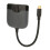 De USB-C a HDMI 4K30/1080P60, hub USB-C 3-en-1, negro 16