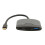 De USB-C a HDMI 4K30/1080P60, hub USB-C 3-en-1, negro 13