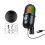 Micrófono condensador USB cardioide RGB, cable de 2 m, negro 8