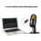 Micrófono condensador USB cardioide RGB, cable de 2 m, negro 4