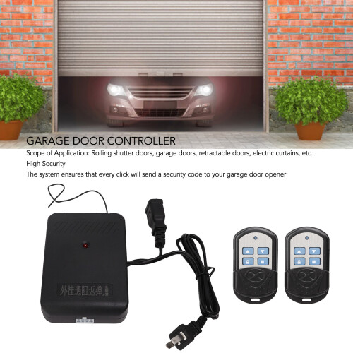 Kit de Controlador de Puerta de Garaje 2 Montaje en Pared 60mAH 2