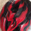 Kinderhelm - verstellbare Größe PVC & EPS Schwarz/Rot 4