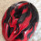Kinderhelm - verstellbare Größe PVC & EPS Schwarz/Rot 5