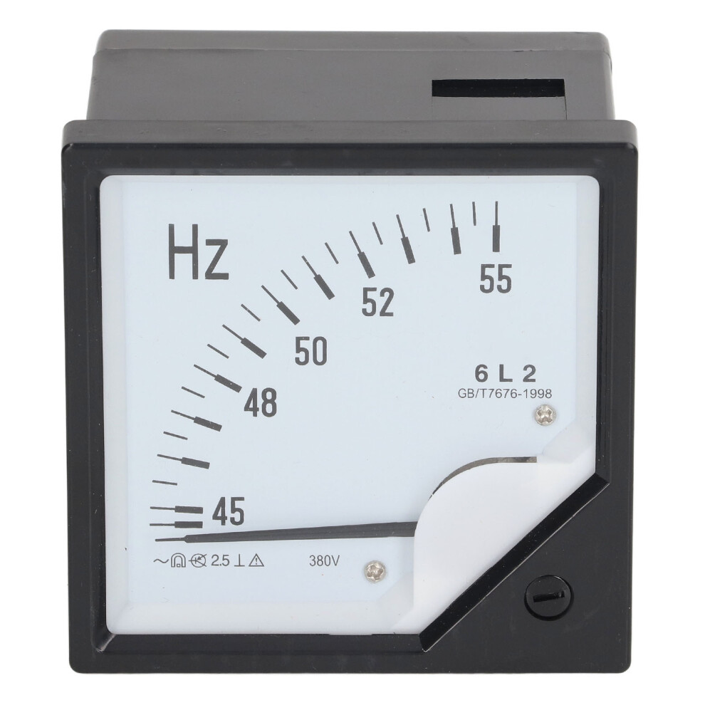 Ac 380V Pointer Type Frequency Meter High Accuracy Square Panel Frequency Detector 45Â55Hz 9391319695034