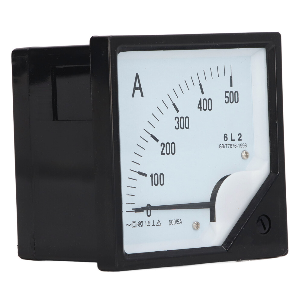 Analog Amplifier Meter Pointer Ac Ammeter Amp Gauge Current Tester Measuring Panel 0Â500A 6921319695098
