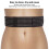 Cinturón de diálisis peritoneal negro talla M con conducto 4