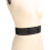 Cinturón de diálisis peritoneal negro talla M con conducto 11