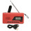 Handkurbel-Notfallradio 4500 mAh, 60 cm Antenne, Schwarz 2