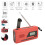 Handkurbel-Notfallradio 4500 mAh, 60 cm Antenne, Schwarz 3