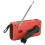 Handkurbel-Notfallradio 4500 mAh, 60 cm Antenne, Schwarz 5