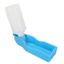 300 ml automatische aufhängbare Haustier-Wasserflasche blau