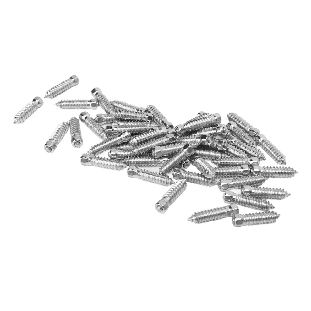 50Pcs Snow Anti Skid Tire Studs Screws M6x6mm Snow Tire Spikes For Racing Car Forklift Motorcycle Off Road Vehicle 4941319704639