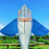 Cometa Shark 115x185cm con línea de 30m negro/azul 5