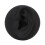 Modelo de oreja izquierda de silicona con base redonda negra 4
