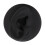 Modelo de oreja izquierda de silicona con base redonda negra 5
