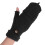 USB Heizhandschuhe 1 Paar Halbfinger Schwarz Baumwolle 13