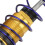 2 Stück einstellbare RC-Stoßdämpfer 95 mm Gold 11