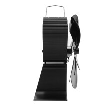 6 Blades Heat Powered Stove Fan Self Generated Electricity Air Circulation Heat Resistant Stove Fan