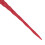 Gerader Haarkamm mit langem Griff rot ABS Nylon Wolle 10