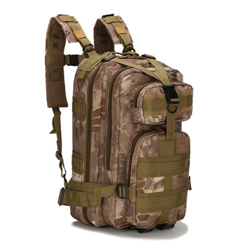 Bolsa de montaje camuflada 20-35L 43x24x20cm Python Mud 1