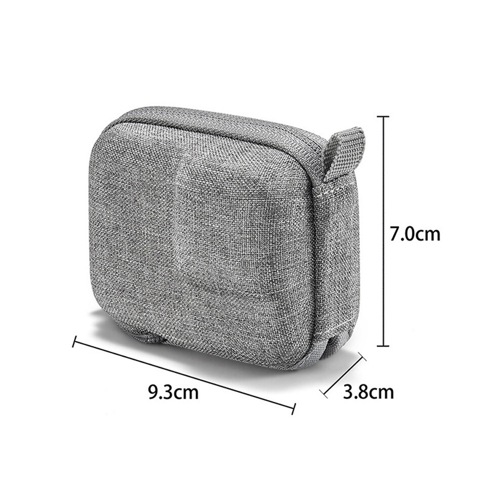 Mini Portable Camera Case Action Camera Storage Bag for Hero 11 10 9 8 7 for DJI Action Camera Grey-image-OPC-PHTJX6P-NEW