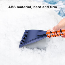 Abnehmbarer Autoschaber für Eis und Schnee 24x68cm, dicker EVA-Griff, rot