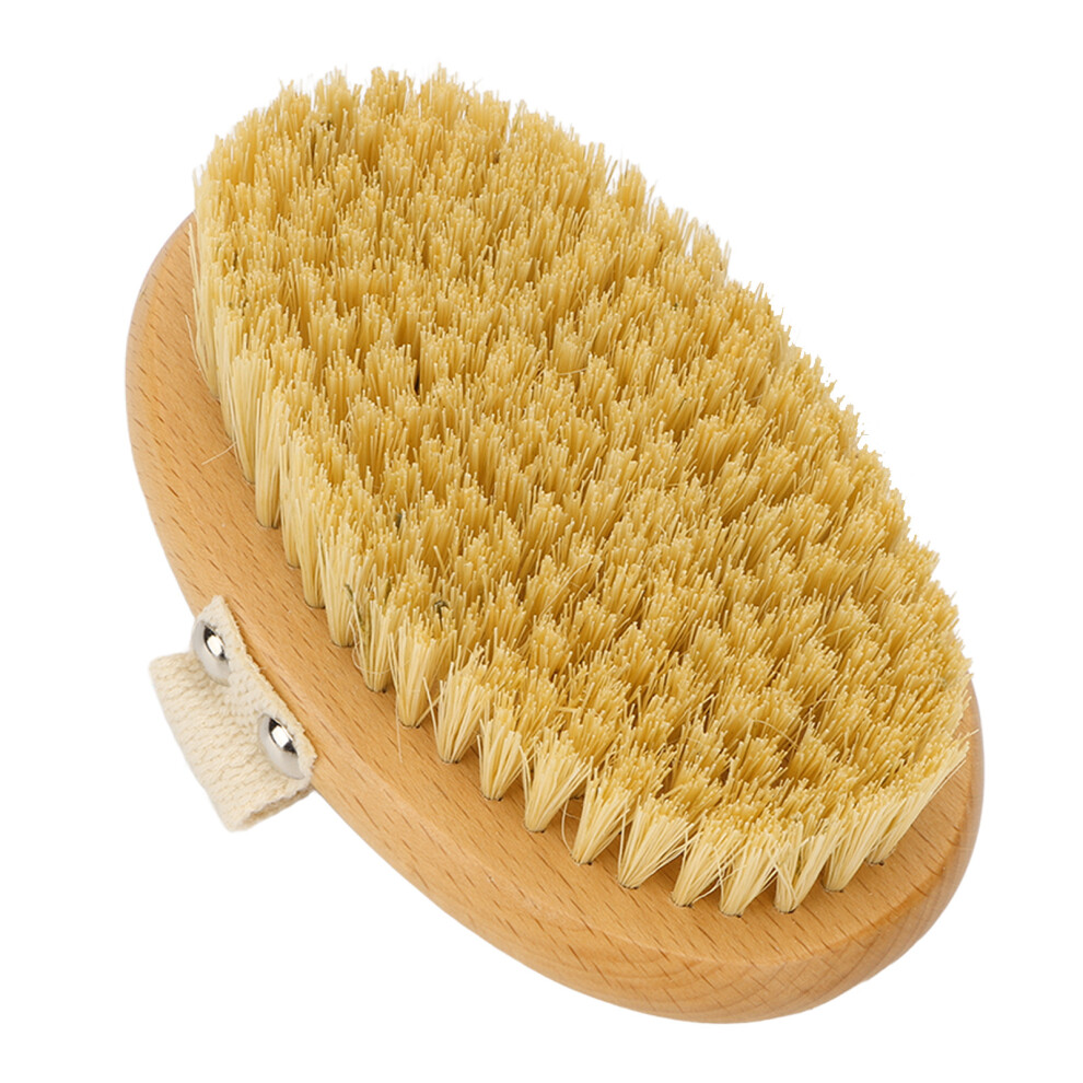 Body Brush Skin Firming Removes Dead Skin Deep Cleaning Beech Wood Skin Brush with Massage Effect for Legs Foot