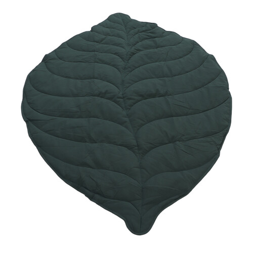 Blattförmiger Teppich - grünes Blatt, 101x122 cm 1