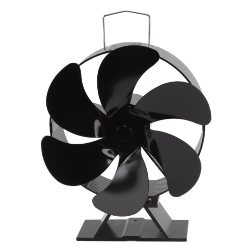 TE 6-aspas Ventilador de chimenea 160-220 CFM aluminio 1