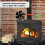 TE 6-aspas Ventilador de chimenea 160-220 CFM aluminio 4