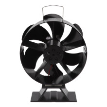6 Blades Fireplace Fan Thermoelectric Module Wood Stove Fan Heat Powered Wood Burning Air Circulation Fan for Home