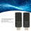 Extensor de interfaz multimedia HD de 164 pies negro ABS 11