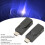 Extensor de interfaz multimedia HD de 164 pies negro ABS 8