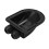 Pasacables solares de entrada doble IP68 ABS negro 8
