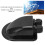 Pasacables solares de entrada doble IP68 ABS negro 5