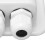 Pasacables solar IP68 de ABS, entrada doble para cables, RV blanco 7